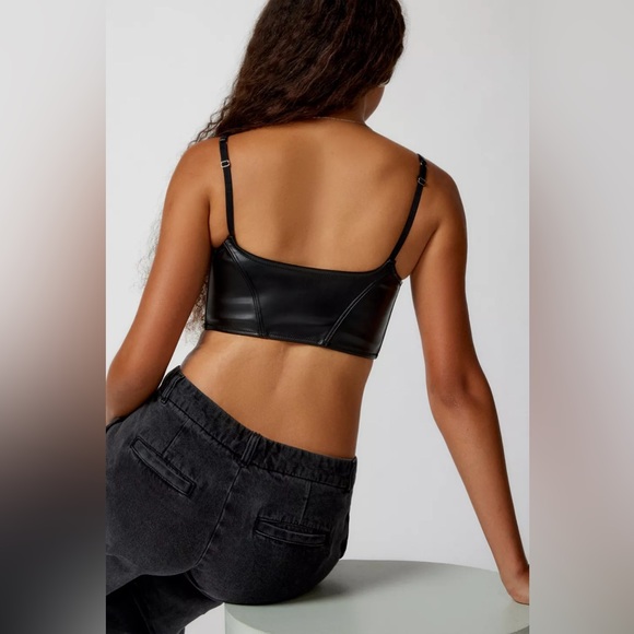 Urban Outfitters Out from under Hera Faux Leather Bra - Picture 4 of 7